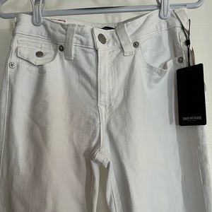 True Religion white jeans…